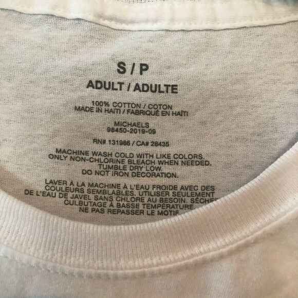 Michael’s NWOT White Sz S Love my Pet Cotton Short Sleeve T-Shirt - Picture 4 of 5